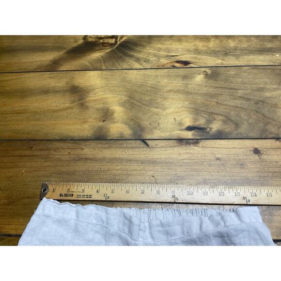 Bryn Walker Pants Womens Size Large Off White Stretch Waist Linen - Picture 7 of 9
